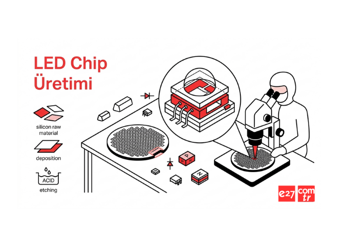 LED Chip Nasıl Üretilir ? 2. LED Chip Üretiminde Kullanılan Teknolojiler