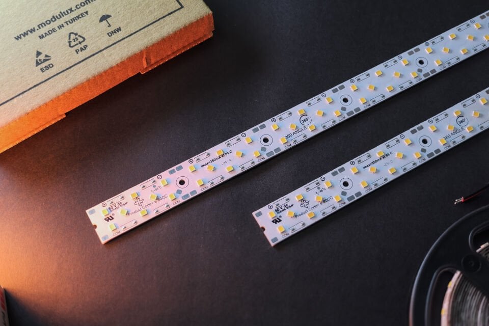 40W / MT Sabit Akım Çift Sıra Linear LED Modül 80 LED, 50 CM- e-80CC