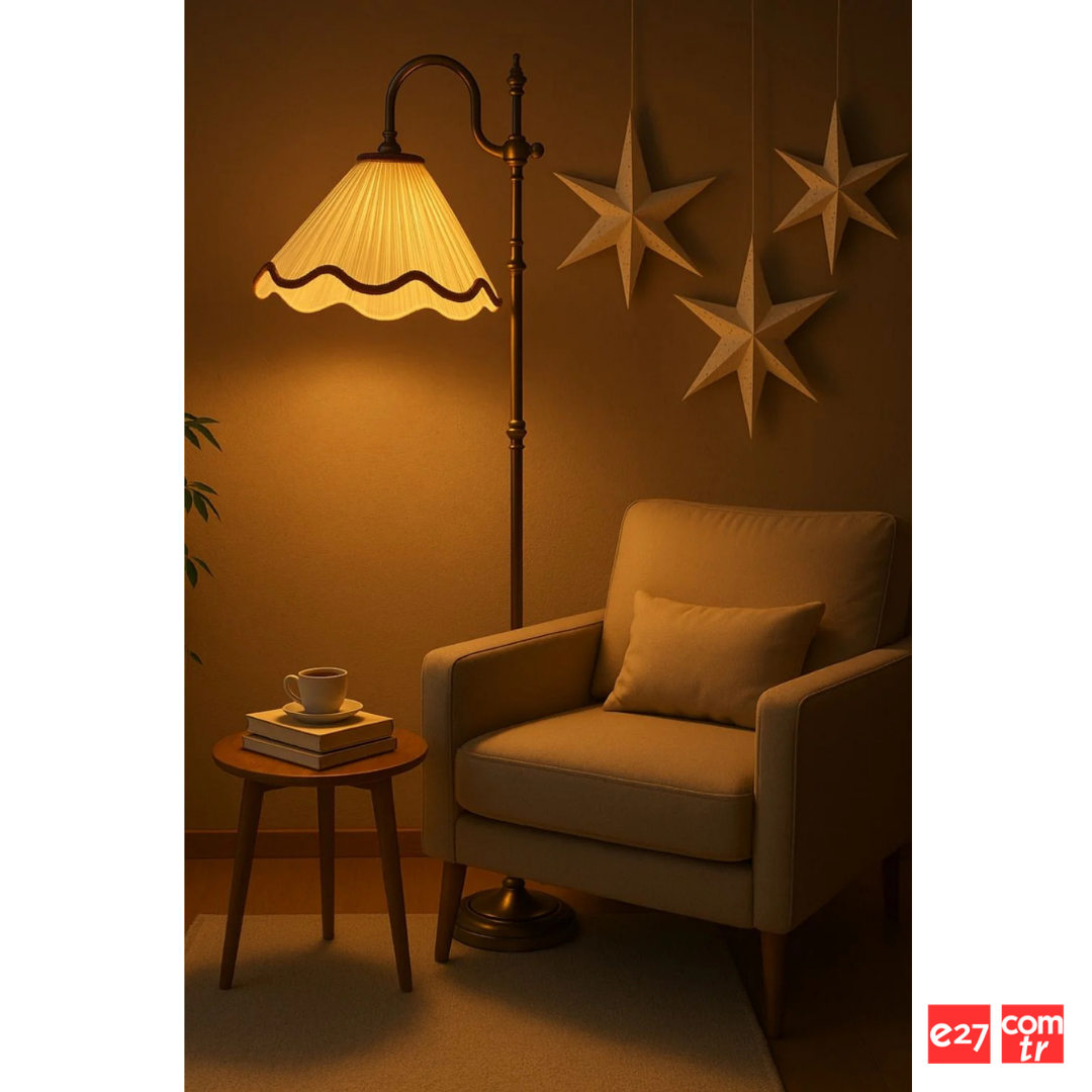 Vienna Mafsallı Lambader Dekoratif E27 Lambader