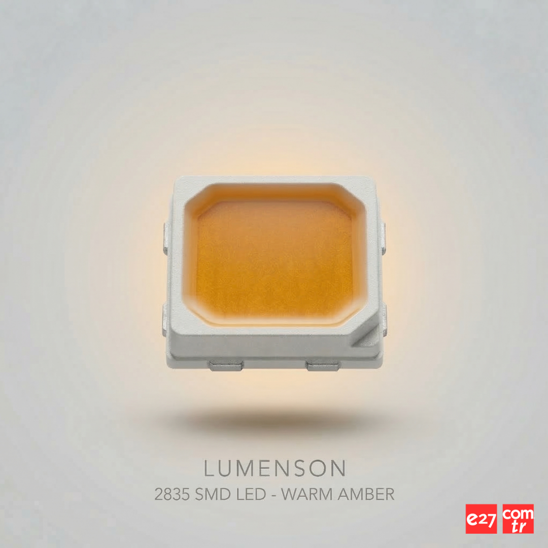 Lumenson 2835 Amber LED Chip 3V 150mA | Amber SMD LED - 16.000 Adet ( 1 Makara )