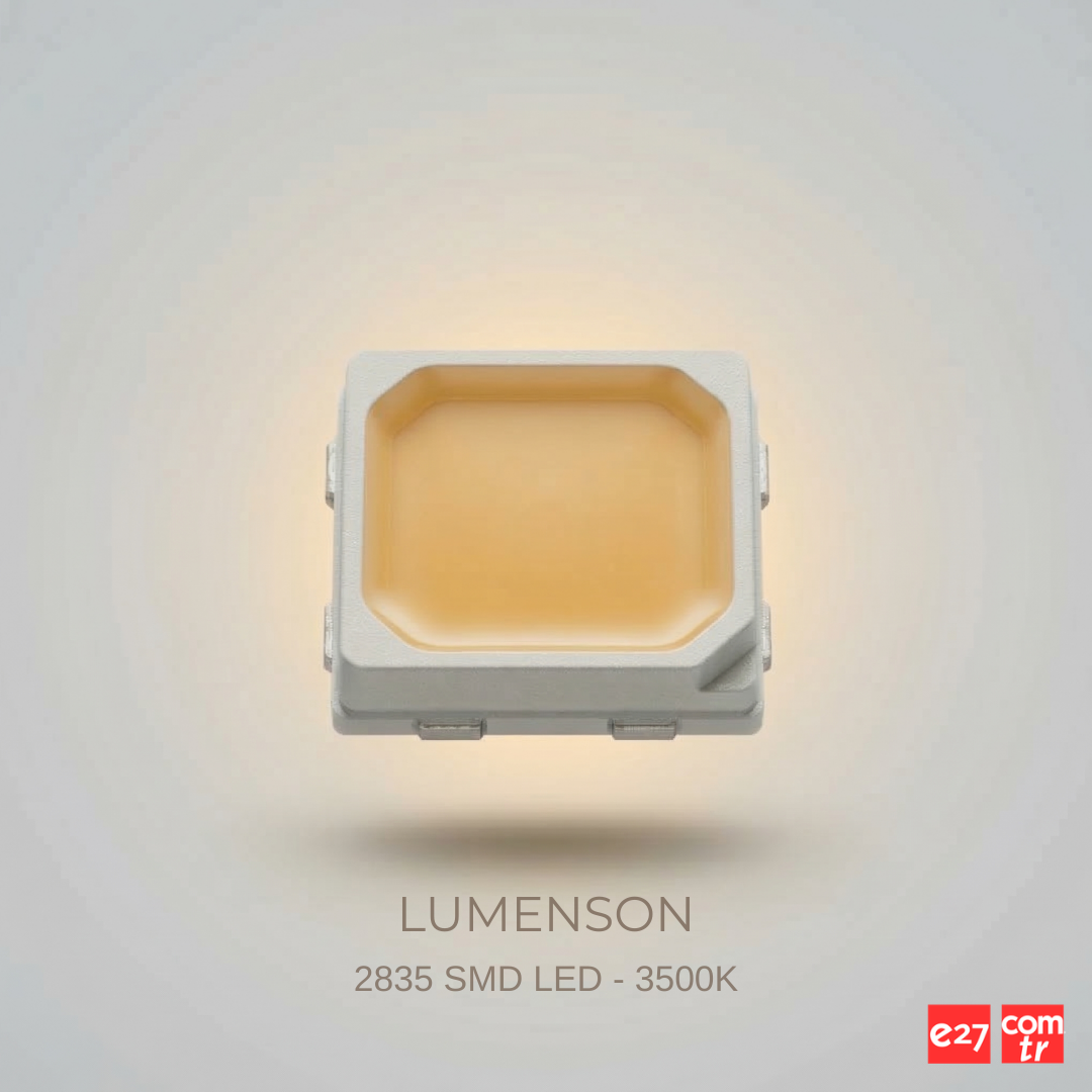 Lumenson 2835 LED Chip 3500K 3V 150mA | Neutral White SMD LED - 16.000 Adet ( 1 Makara )