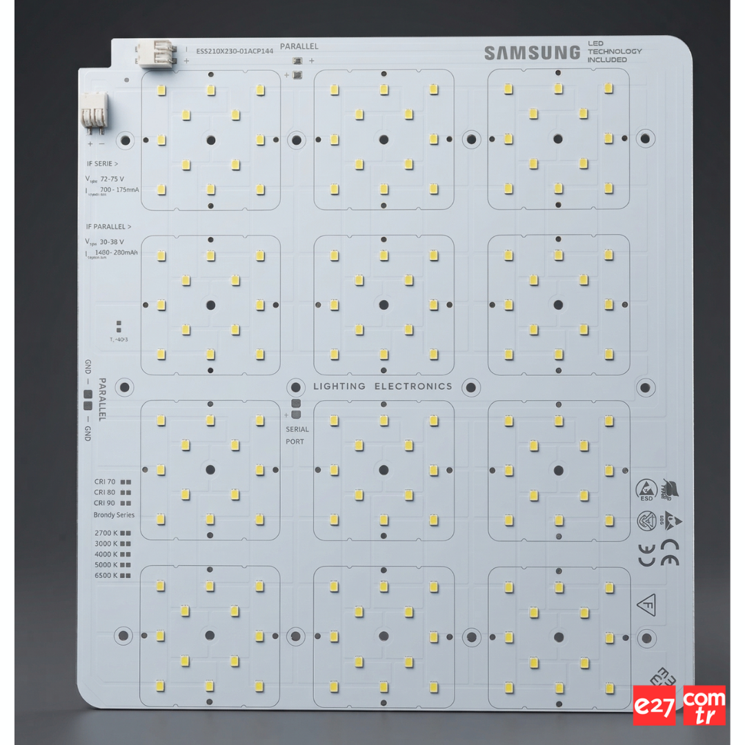 100 Watt 144 LED Kanopi LED Modül | 36V / 72V Sabit Akım Alüminyum PCB