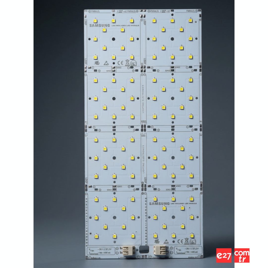 85 Watt 96 LED Projektör LED Modül | 36V / 72V Alüminyum PCB 23x11 cm