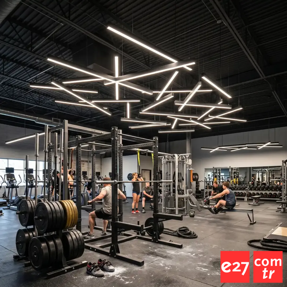 50x85 cm Lineer LED Avize - Modern Sarkıt Armatür SİYAH - 6500K - 160CM 51W