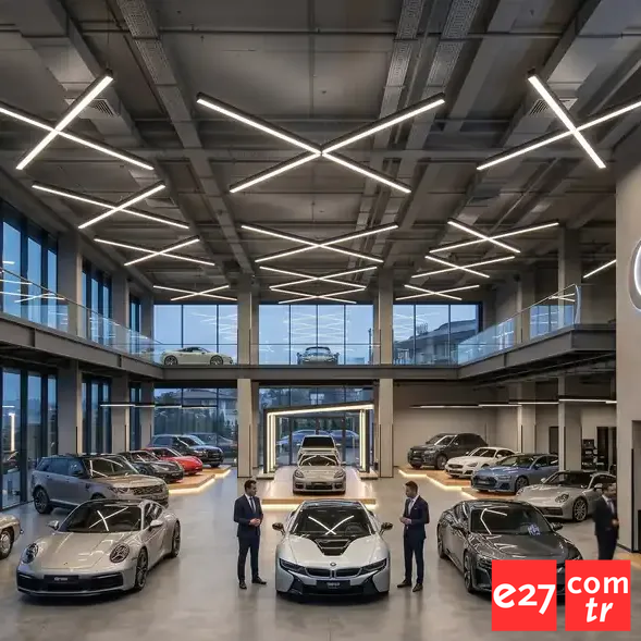 50x85 cm Lineer LED Avize - Modern Sarkıt Armatür ANRASİT 7016 - 6500K - 250CM 80W